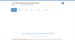 Desktop Screenshot of denvercounselingoptions.com