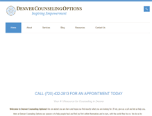 Tablet Screenshot of denvercounselingoptions.com
